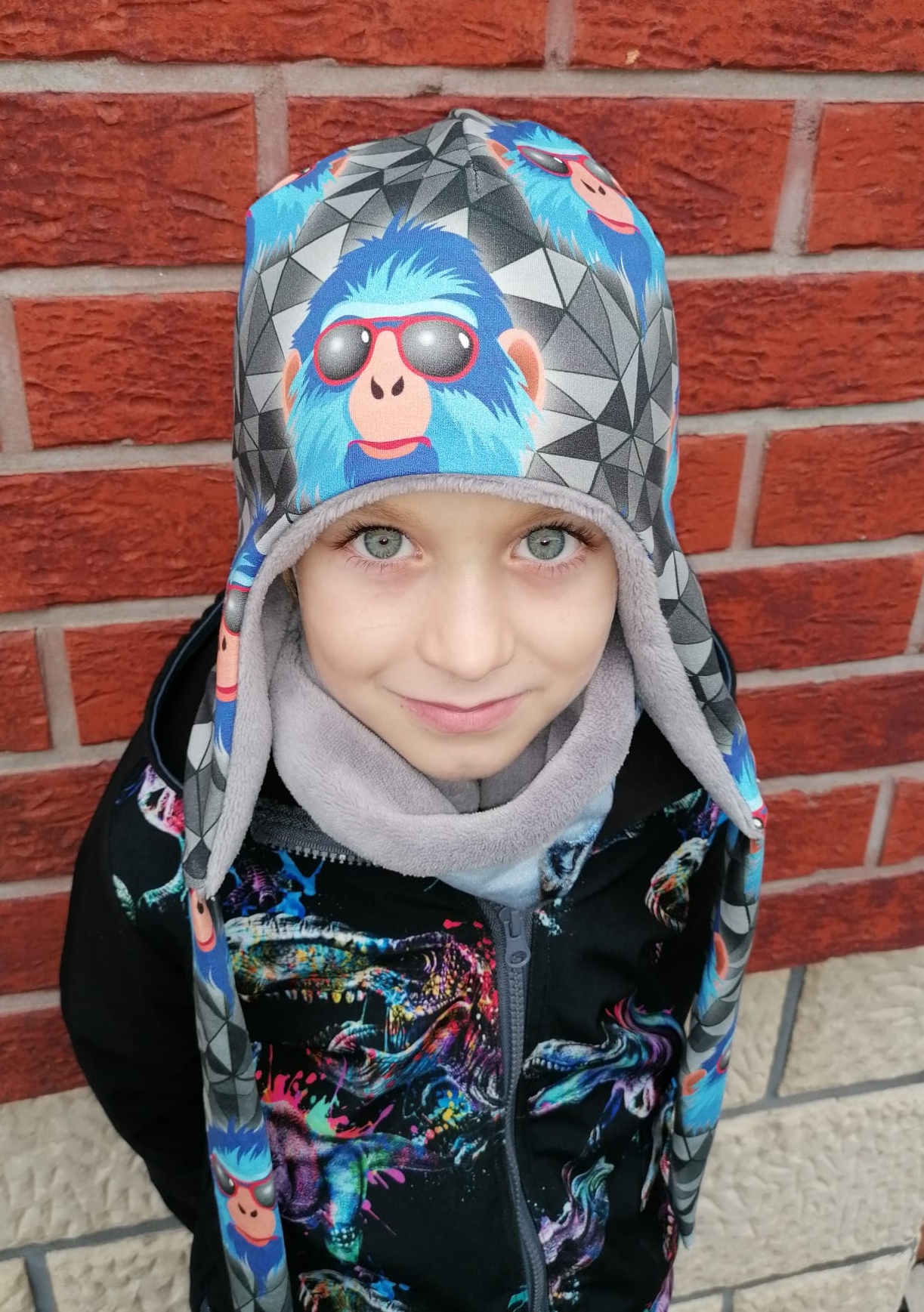 Ušanka vzor dino vel 48-52