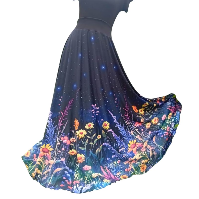 Dámská maxi sukně Noční louka Venezia S/L