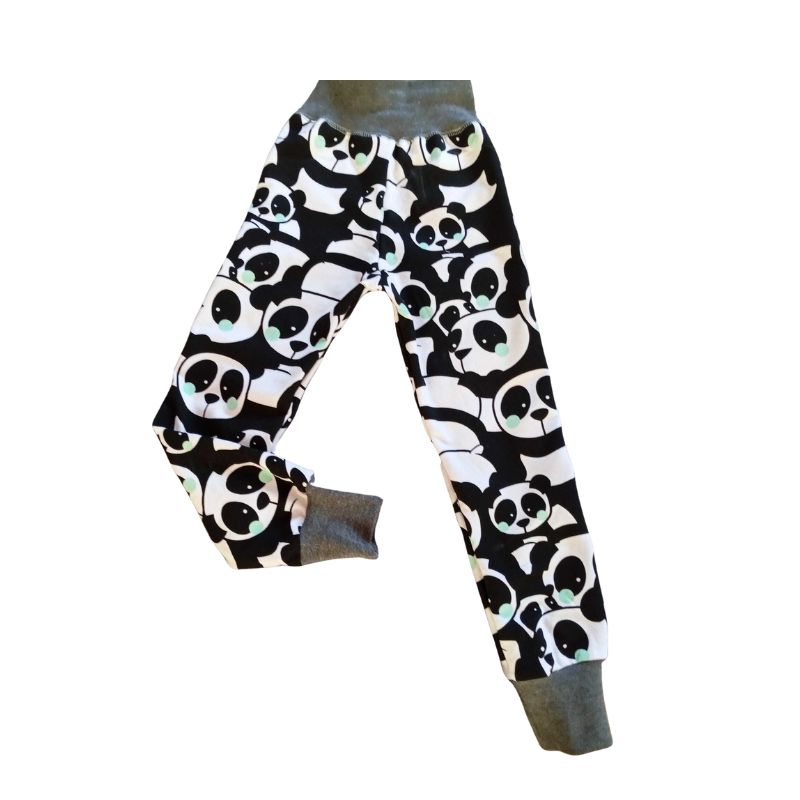 NIKOLEX Dětské legíny, vzor panda, vel. 116/122