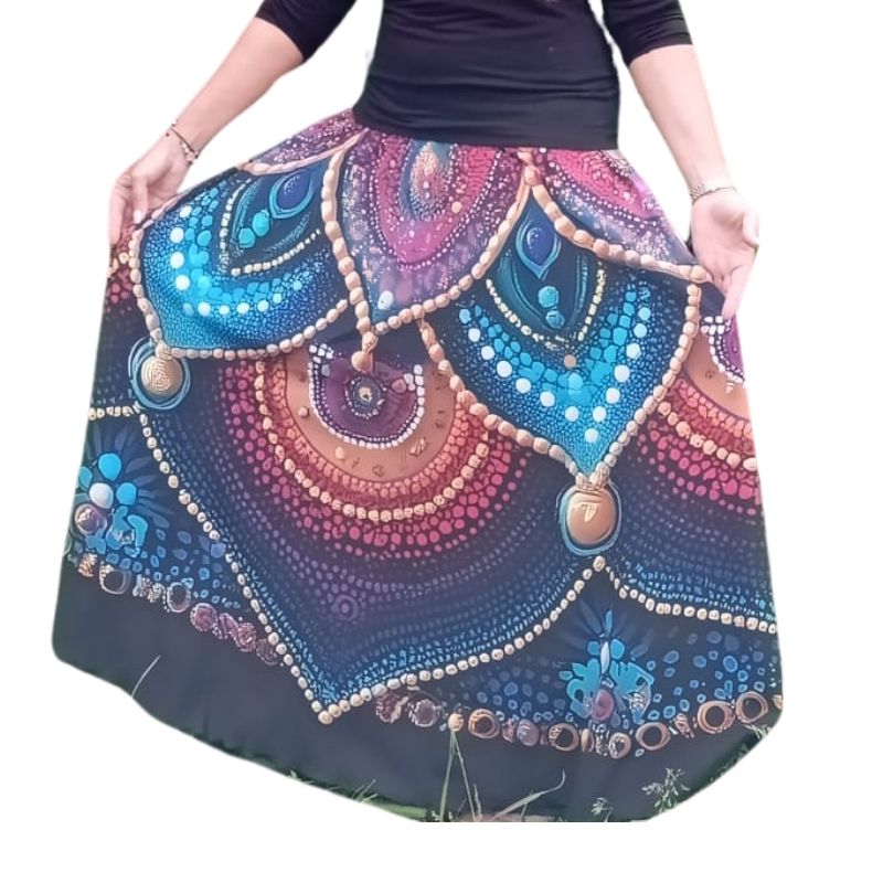 Nikolex dámská maxi sukně silky S/L