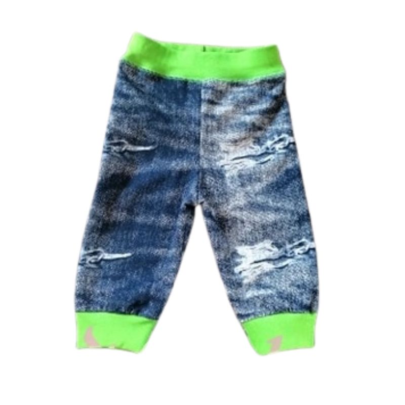 NIKOLEX Chlapecké 3/4 kalhoty, vzor ijeans, vel.104/116