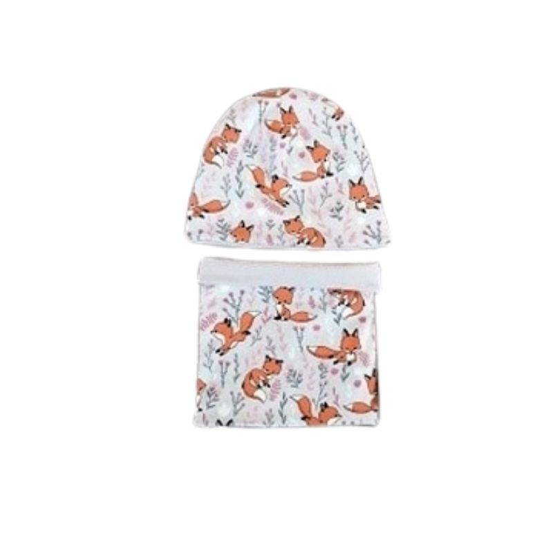 Set čepice+ nákrčník vel 49-51