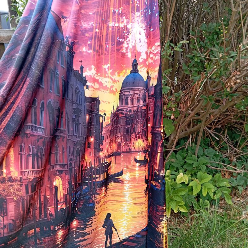 Dámská dlouhá sukně Benátky, venezia, vel. L/XL