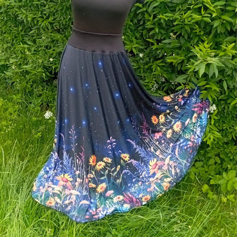 Dámská maxi sukně Noční louka Venezia S/L