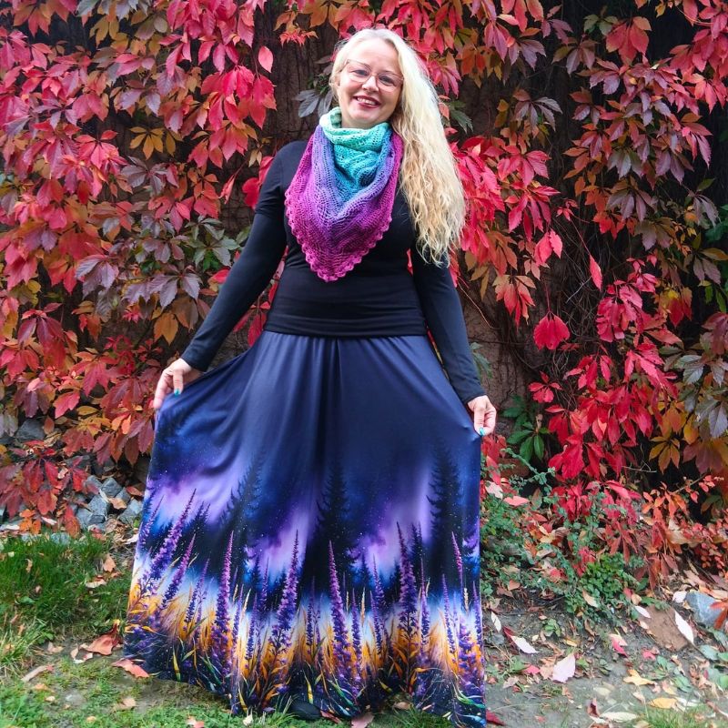 Dámská dlouhá maxi sukně Ferra - Magic, vel. S/L