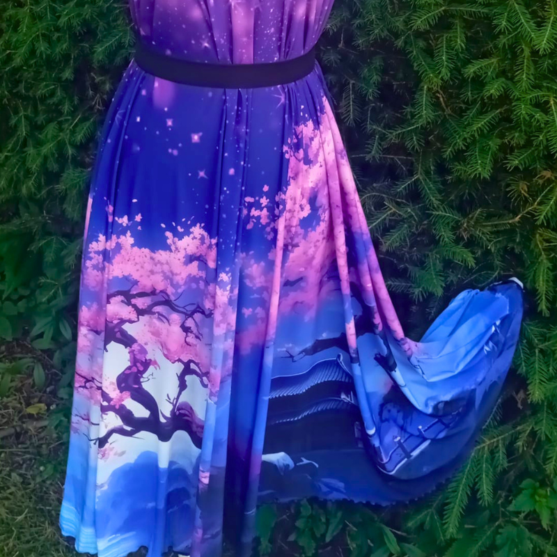 Multifunkční dámské šaty/sukně 2v1 Sakura Venezia L/XL