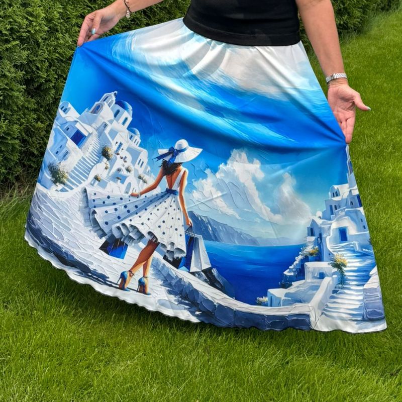 Nikolex dámská dlouhá sukně Santorini, vel. L/XL