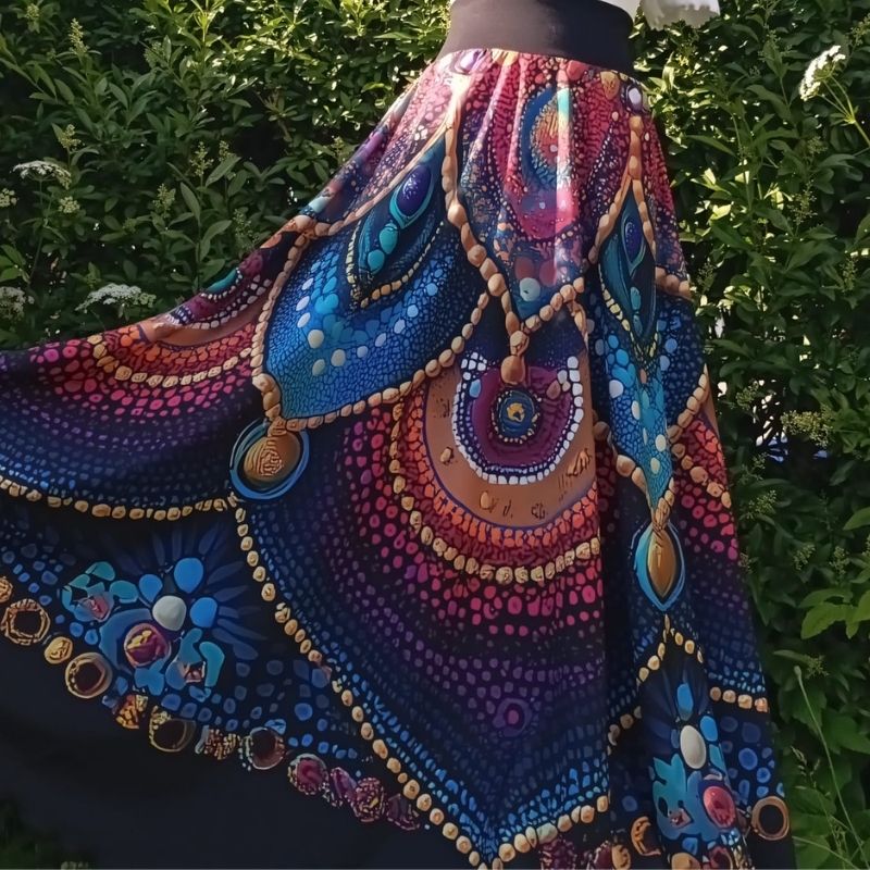Nikolex dámská maxi sukně silky S/L