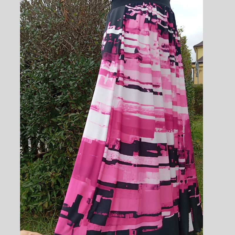 Dámská celoroční sukně Proužky, venezia, vel. L/XL