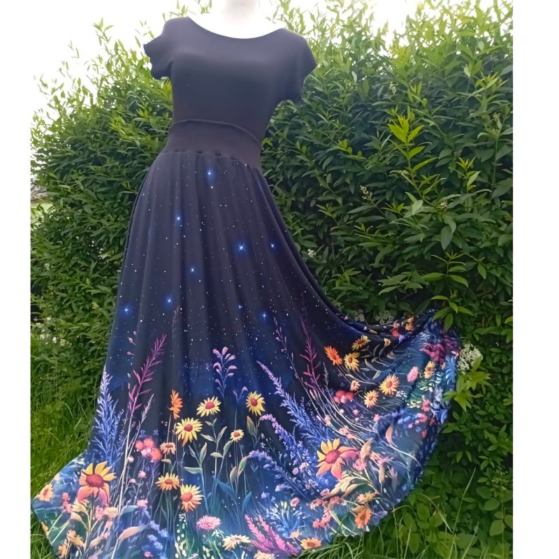 Dámská maxi sukně Noční louka Venezia S/L