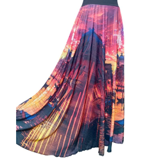 Dámská dlouhá sukně Benátky, venezia, vel. L/XL