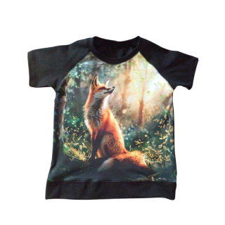 Dětské tričko z úpletu Liška, vel. 146/152