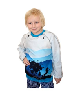 NIKOLEX Chlapecká mikina, vzor koně, vel. 148