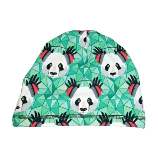 Jednovrstvá čepice, vz. panda geometrická, vel. 52/55
