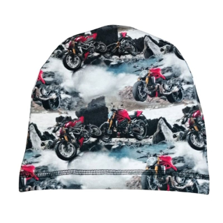 Jednovrstvá čepice motorky, vel. 48/52