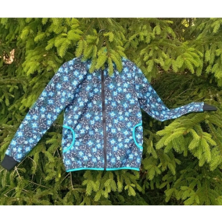 NIKOLEX Dívčí softshellová jarní bunda vel 140-146